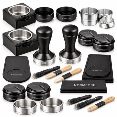 Normcore Coffee Bundle, storage, Tamper, Dosing, Portafilter, breville, delonghi