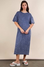 NWT Very J Mineral Washed Oversized Tee Maxi ...
