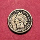 (1) Beautiful Toned 1862 Indian Head Cent/Penny CHOICE VG-VERY GOOD