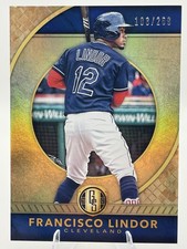 2017 PANINI CHRONICLES Gold Standard #10 FRANCISCO LINDOR Indians Gold Base /269