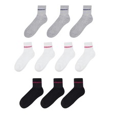 Image of Donnay Kids 10 Pack Quarter Socks Junior Cotton