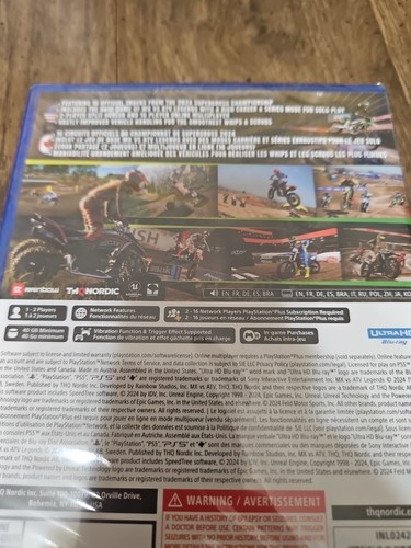 MX vs ATV Legends 2024 Monster Energy Supercross Edition for PS5 - Brand New - Picture 4 of 4
