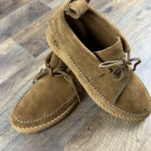 Mocassino UGG Australia Woodlyn Moc Castagno 1094814 Scarpe Scamosciate Donna Taglia 6