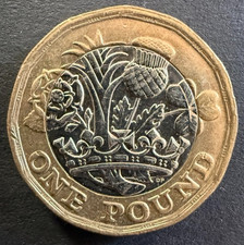 1 Pound - Elizabeth II 5th portrait; Nations of the Crown (2016)