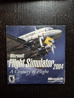 Microsoft Flight Simulator 2004 Century of Flight W/ All 4 Discs PC