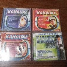 Karaoke CD G Lot of 4 Pop Guys, Top Country Gals, Top Country Guys, Alan Jackson