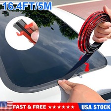 19mm Car Windshield Weather Seal Rubber Trim Molding Cover For Hyundai - 16.4 Ft