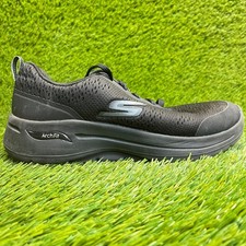 Skechers Go Walk Arch Fit Womens Size 7.5 Black Athletic Running Shoes Sneakers