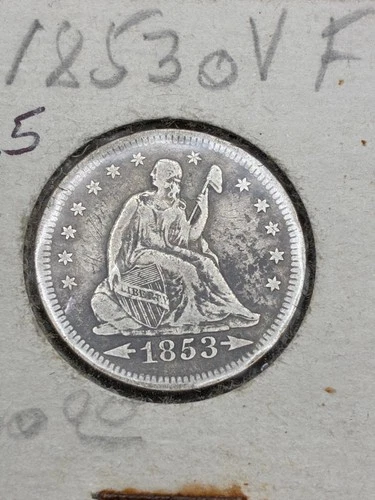 1853 O Seated Liberty - Fine  -  $1.99 Shipping