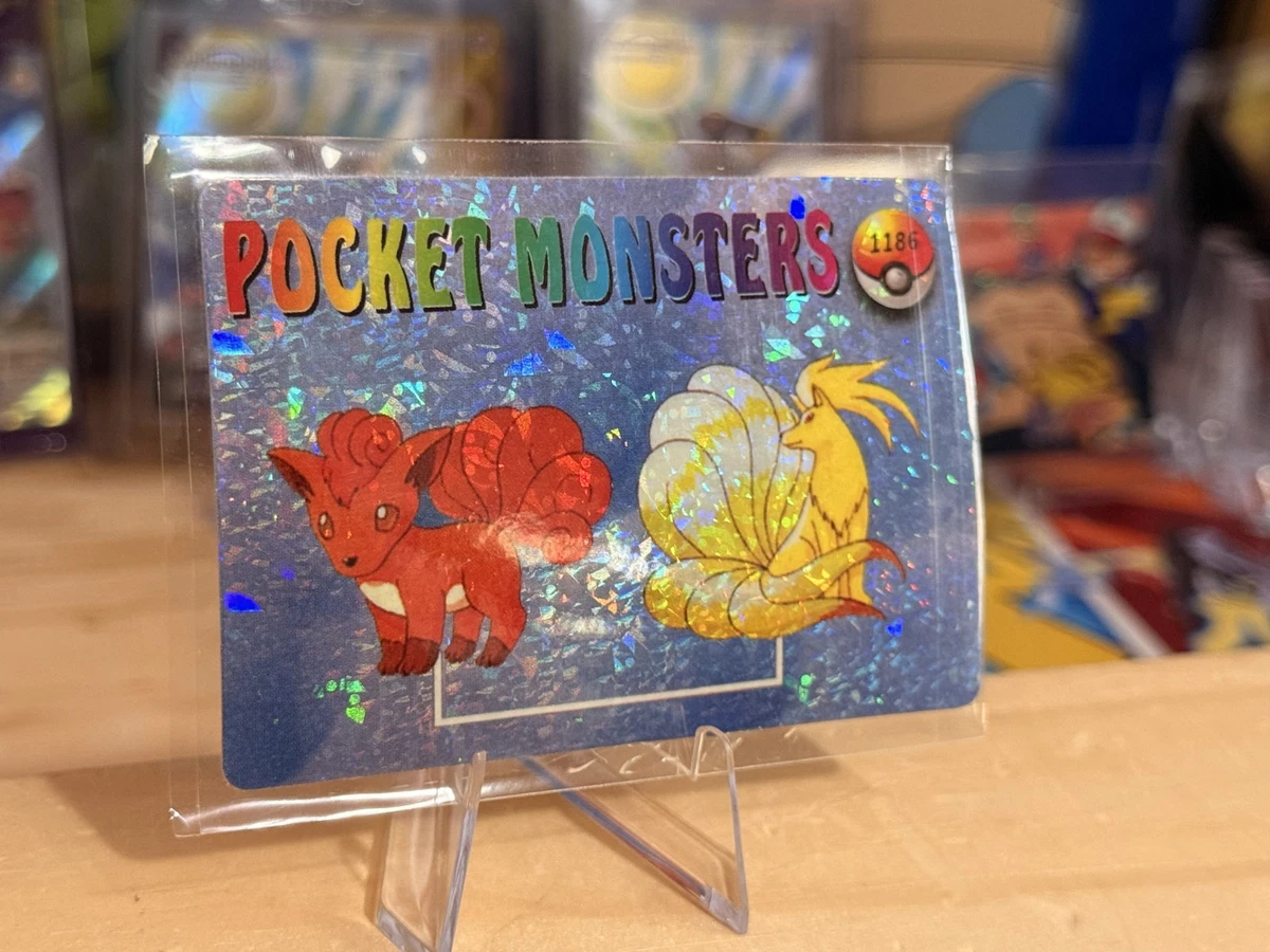 1999 Vintage Pocket Monsters Vending Prism - Vulpix & Ninetales