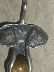 ICC Sterling Silver & Tigers Eye Quartz Elephant Pendant — photo 7
