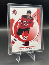 2024-25 Sp Authentic - Jack Hughes #13 Limited Red