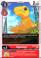 Agumon BT6-007 U Digimon TCG Near Mint