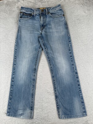 Wrangler 20x Jeans Mens 30 Blue Denim Bootcut Embroidered 100% Cotton 30x28