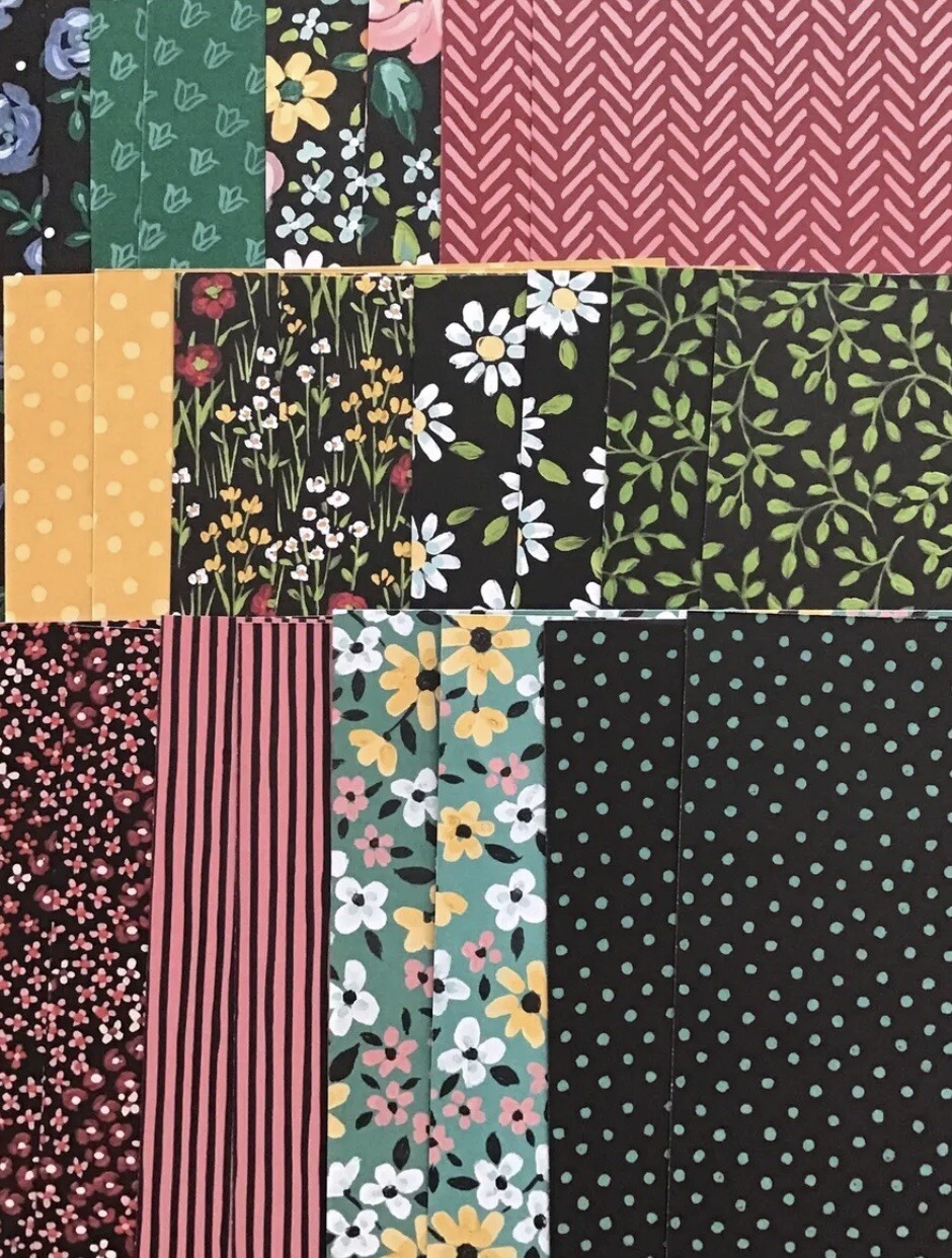 Stampin Up (24) 6x6 FLOWER & FIELD Designer Series Paper RETIRED DSP ...