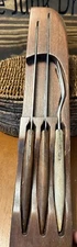 Vintage KINFOLKS Host And Hostess Dinner Table Carving Set Made In The USA Rare