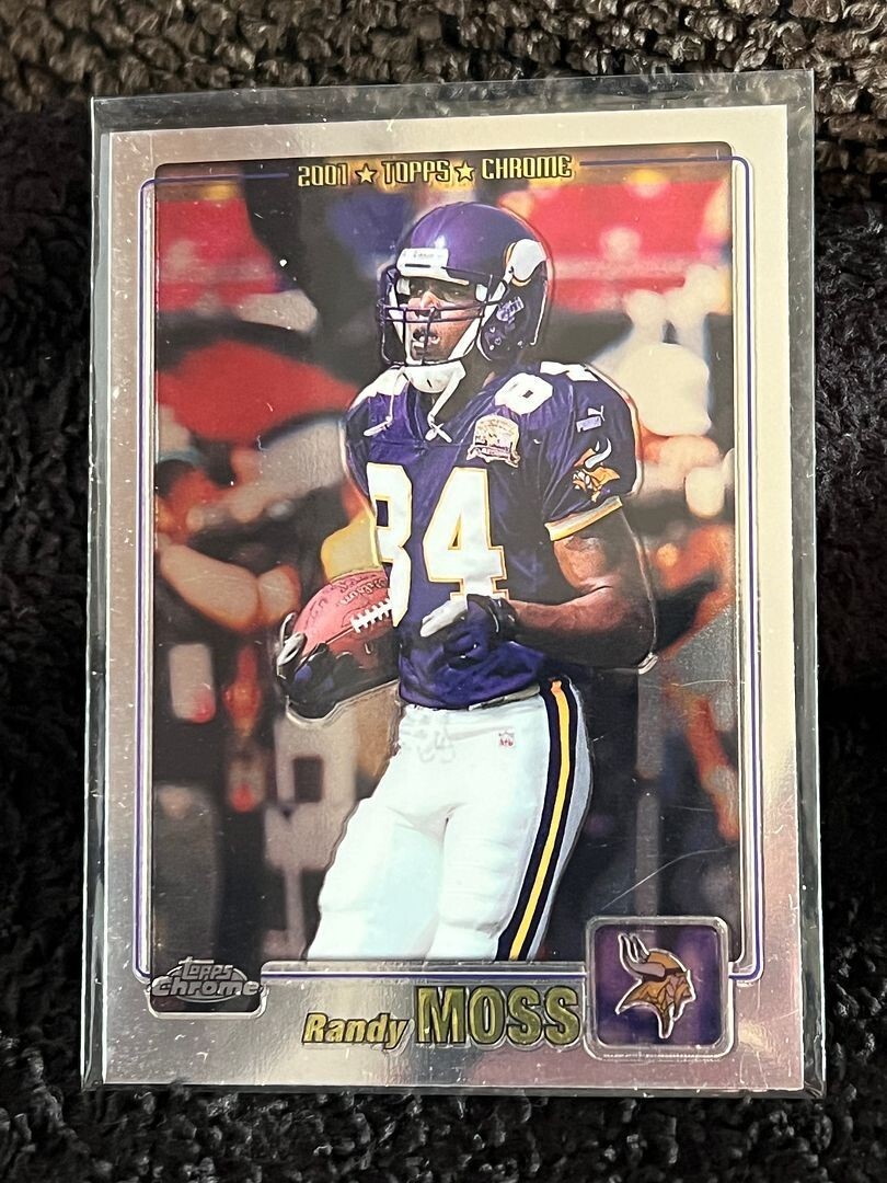 2001 TOPPS CHROME RANDY MOSS VIKINGS