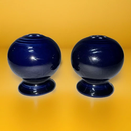 Fiestaware Cobalt Blue Salt and Pepper Shakers 1987-2021
