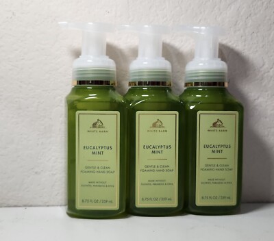 Bath & Body Works EUCALYPTUS MINT Gentle Foaming Hand Soap  (Pack of 3)