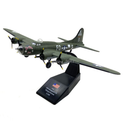 1:144 Boeing B-17F Flying Fortress Fighter Airplane Model Diecast Plane Aircraft