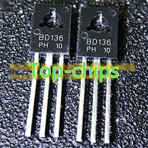 10PCS BD136 TO-126 PNP Power Transistor​s