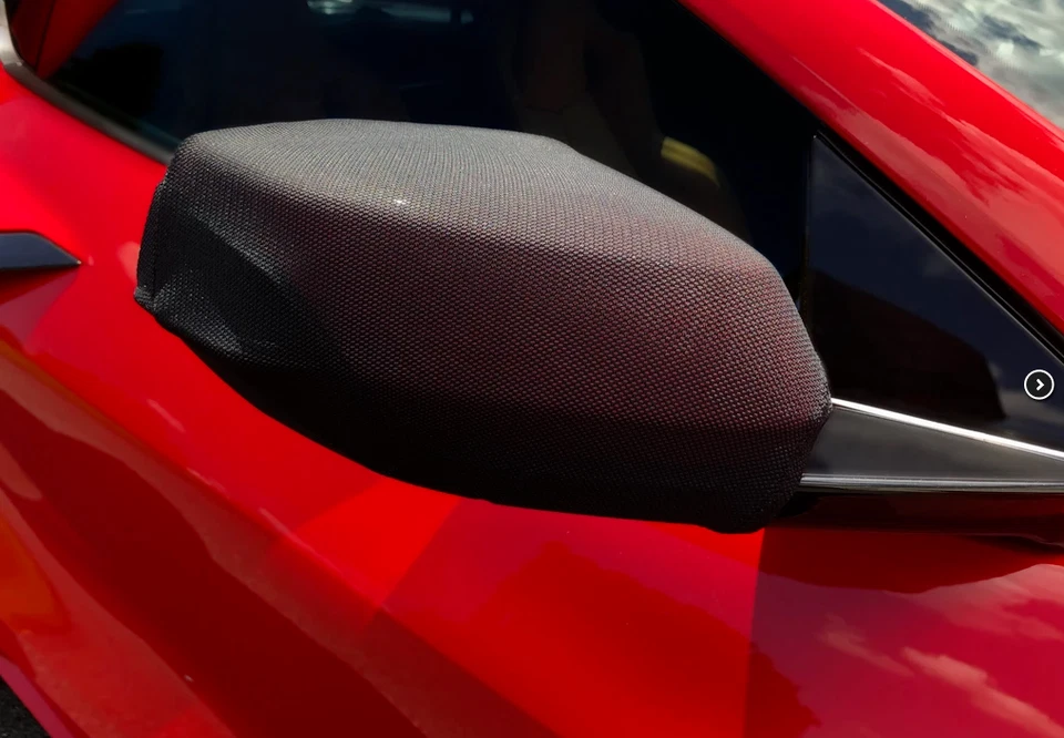 Máscara de nariz de parachoques delantero Corvette C8 2020-2024 + conjunto de sujetadores de malla NoviStretch Foto 3 de 4