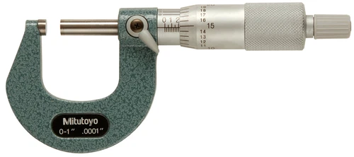 Mitutoyo 103-260 Outside Micrometer, 0-1" Range, .0001" Graduation