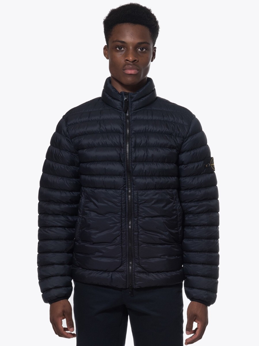 Stone Island Garment dyed micro yarn down jacket mens L | eBay