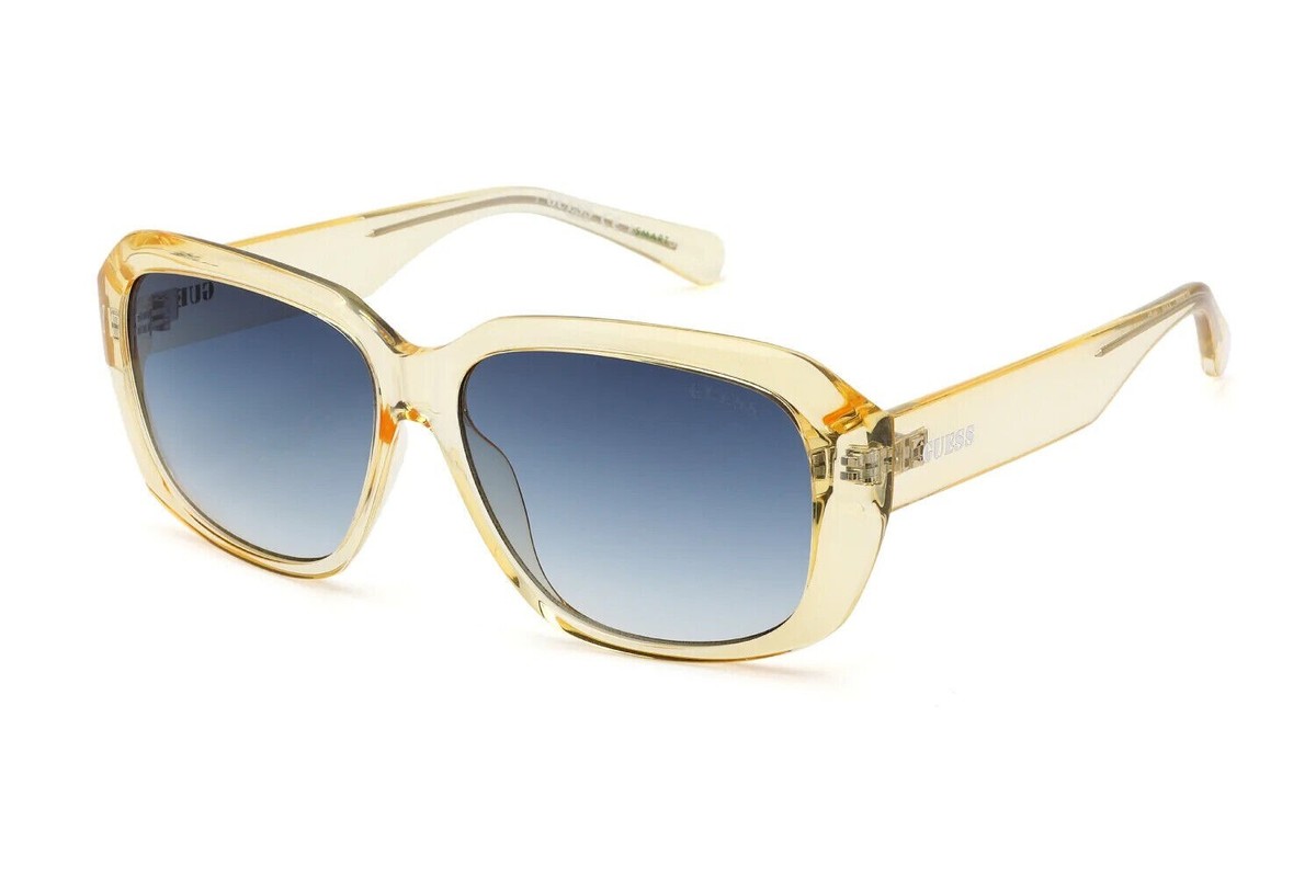 Guess Sunglasses GU8233-41W-58 New with tags Guess GU8233 44W Orange Plastic Squared Plastic Sunglasses  main image 4