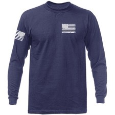 US Flag Crest USA American Pride Patriot Patriotic Long Sleeve