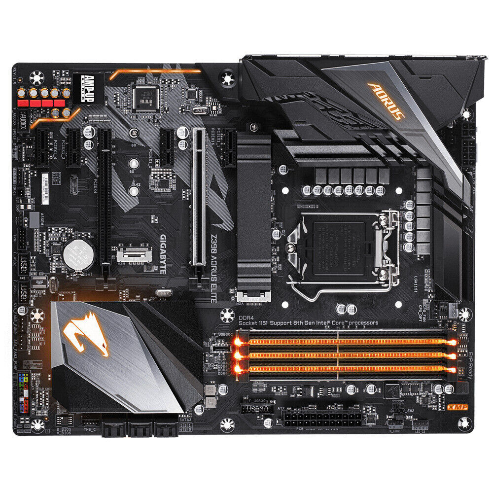 Gigabyte Z390 AORUS Elite Motherboard for Intel i3 i5 i7 i9 CPU