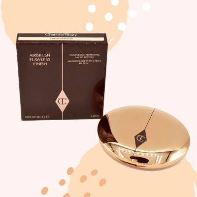 Charlotte Tilbury Airbrush Flawless Finish Perfecting Powder - Medium 2, 0.28 oz
