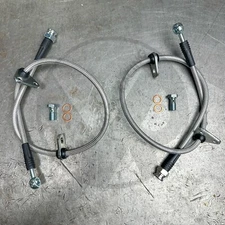 Stainless Steel SS Rear Brake Line Replacement Kit For 90-93 Acura Integra DA
