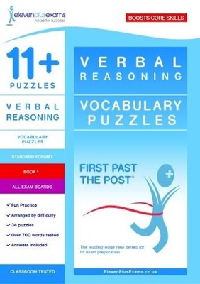 11+ Puzzles Vocabulary Puzzles Book 1 (Paperback) First Past the Post