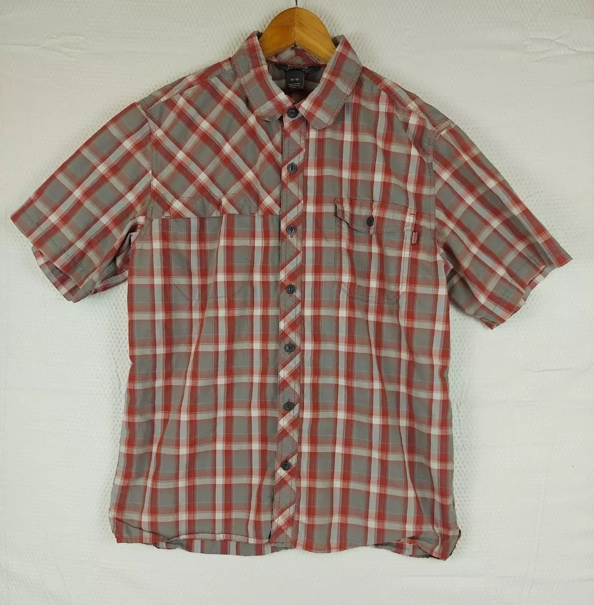 outdoor-research short sleeve hiking fishing button up shirt