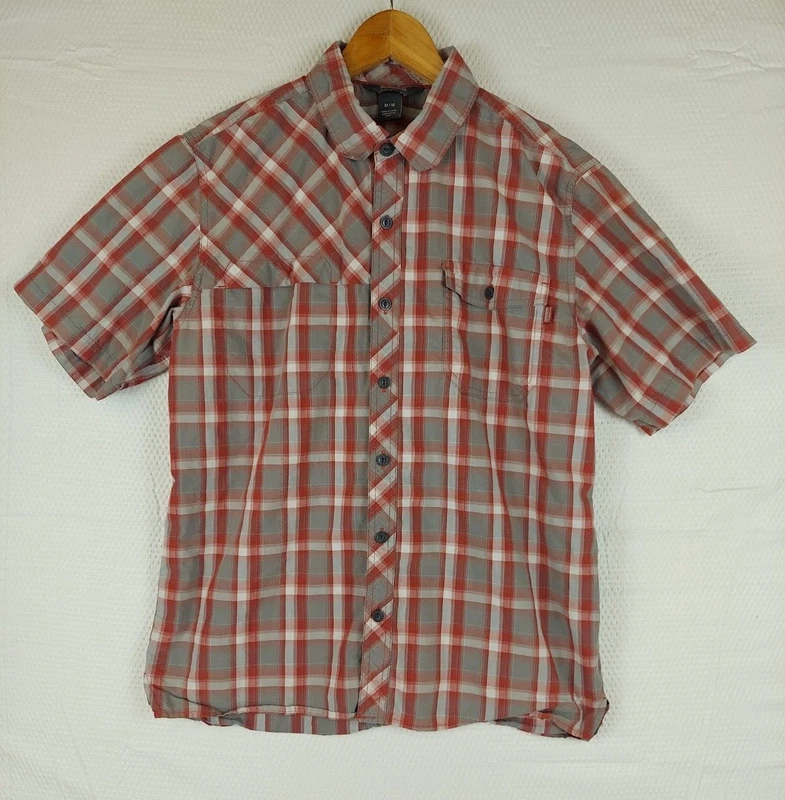 outdoor-research short sleeve hiking fishing button up shirt