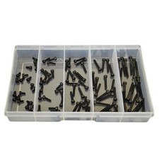 Uncoated Black Plain M3 (3mm) Socket Cap Screw Assortment Kit Allen #109