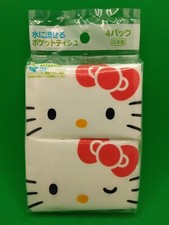 Daiso Sanrio HELLO KITTY Pocket Tissues 4pack From Japan NEW