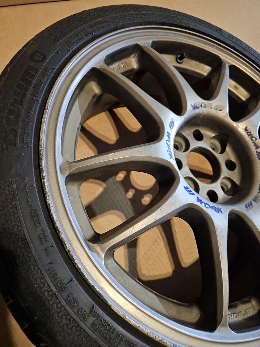 17x7J 4x100 42 Work Emotion CR KAI JDM Wheels WORK | Set of 4 | WP