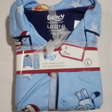 Disney Bluey pajamas set kids large 12/14