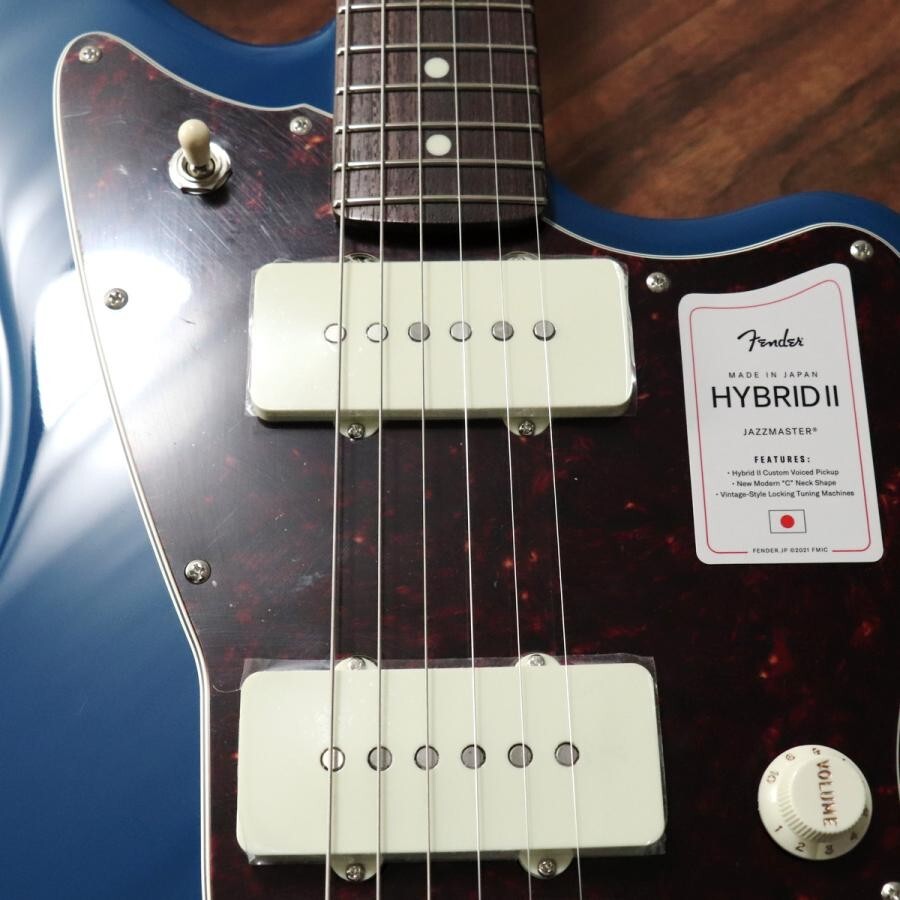 Fender MIJ Hybrid II Jazzmaster Rosewood Fingerboard Forest Blue
