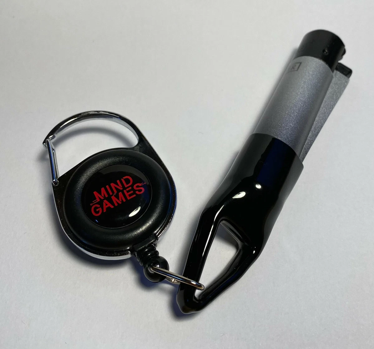 Guinzaglio per accendino Wolf Clipper, porta accendino con richiamo automatico stampato in 3D - Italia