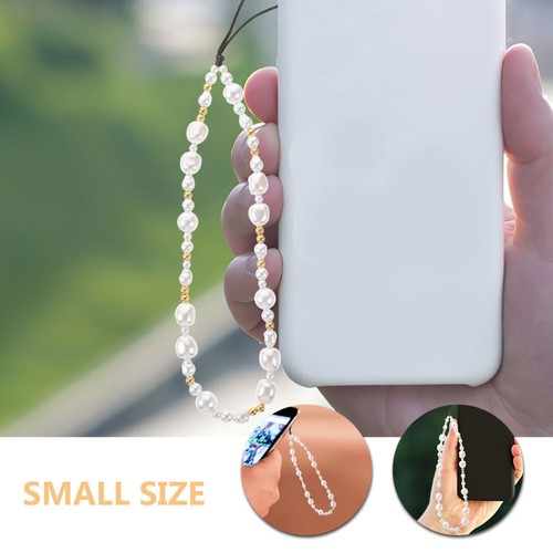 4 Pieces Handy Kette Zubehör Für Handyhüllen Telefonanhänger Perlen - Zdjęcie 3 z 12