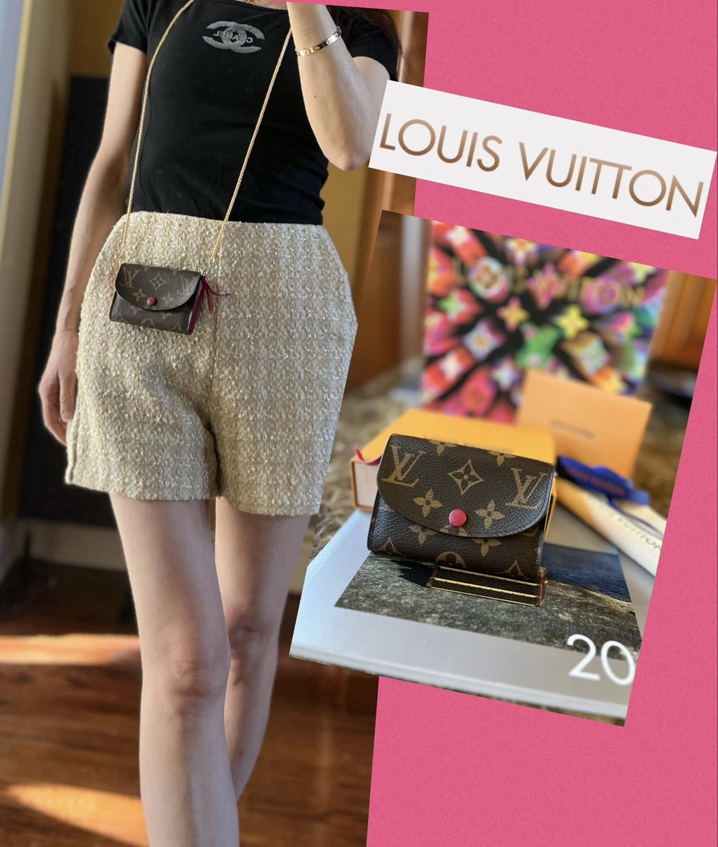 Louis Vuitton Monogram Rosalie Fuchsia w Optional Crossbody Chain