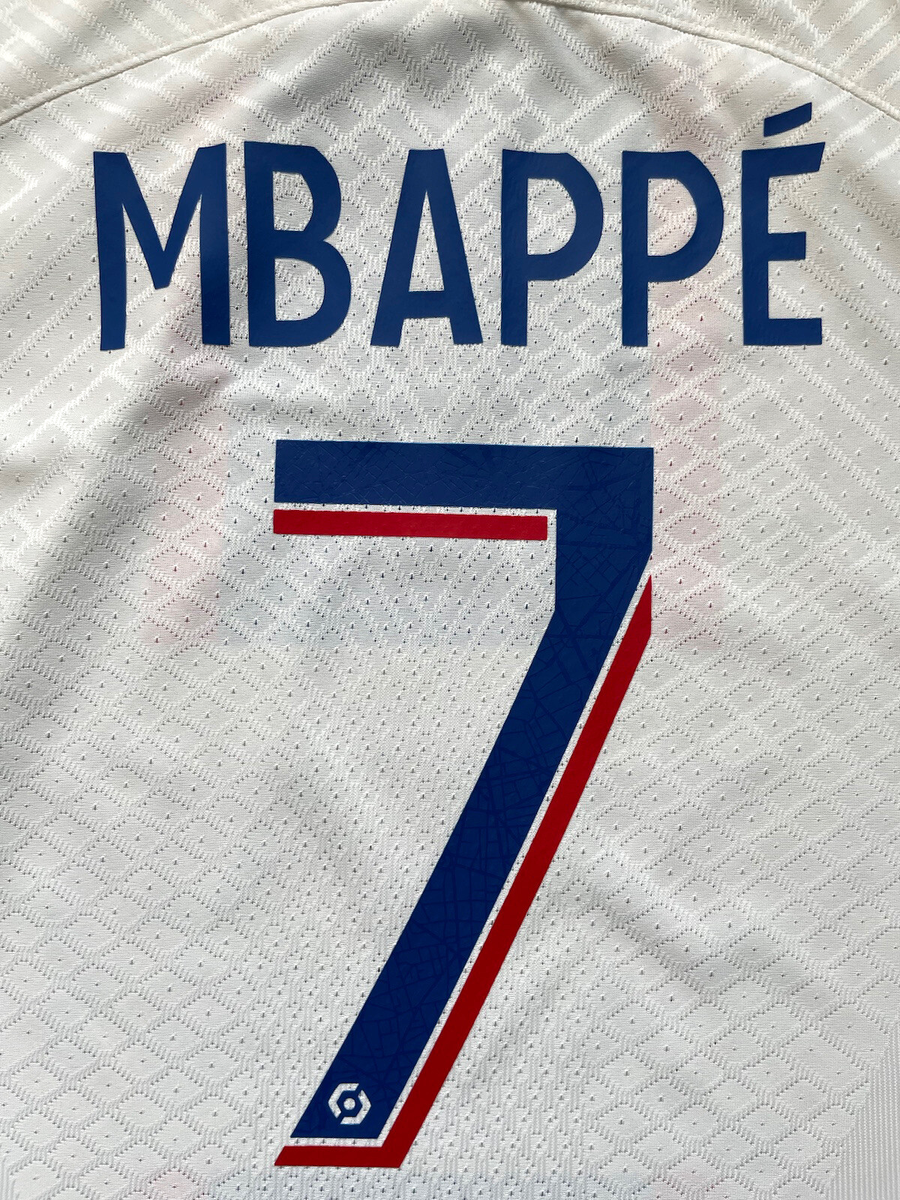 Maillot PSG Domicile 2020-2021 - Nike - Mbappé N°7 - Taille L - Player Issue