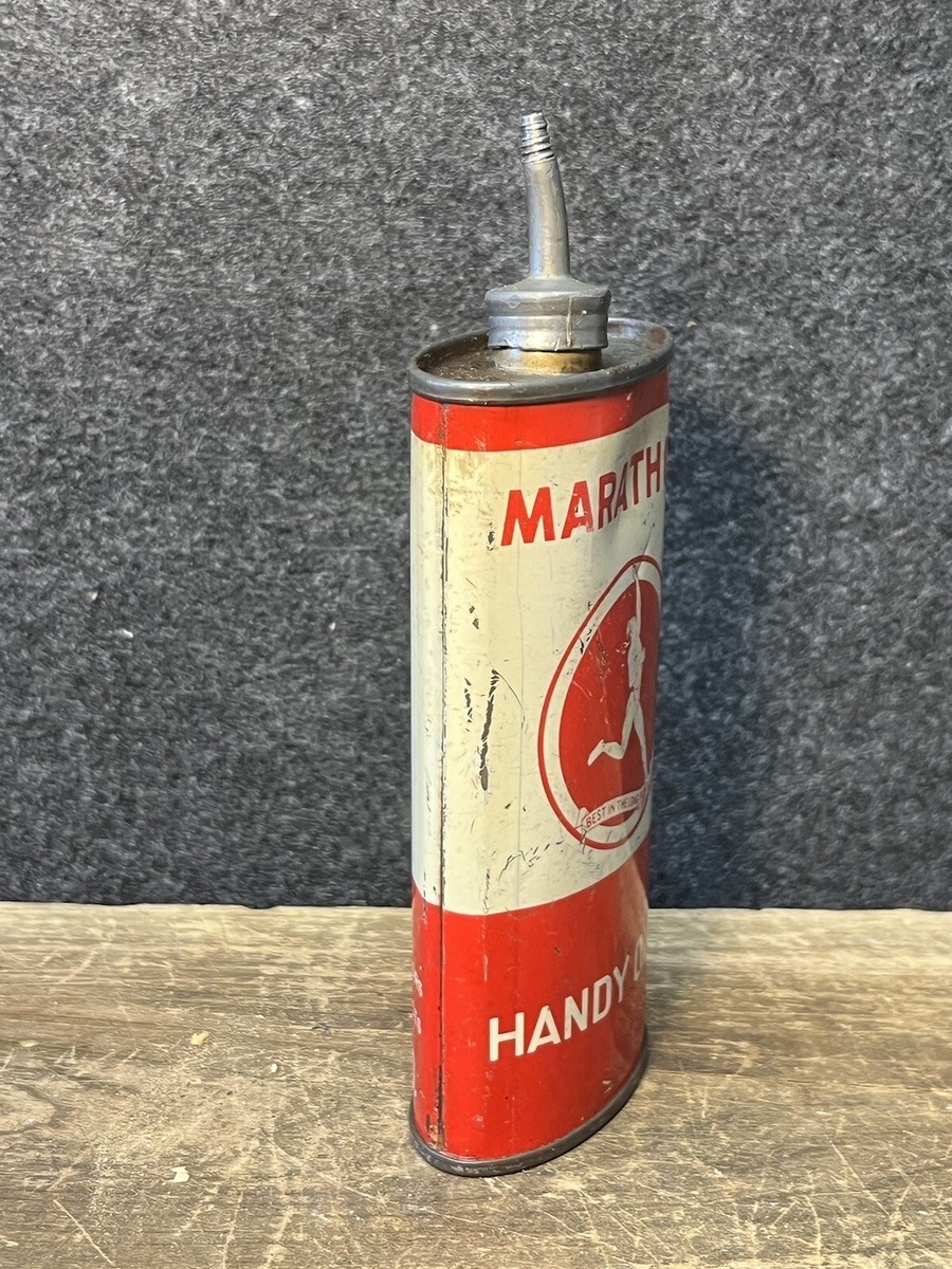 BOOTLEGGERSブートレガーズMARATHON MORTOR OILS M VINTAGE MARATHON LUBRICANTS CAN | eBay
