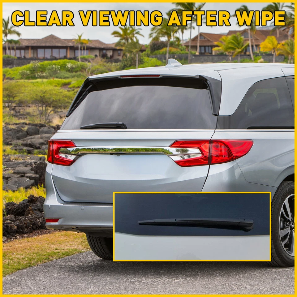 Brazo y cuchilla limpiaparabrisas trasero para Honda Odyssey 2011-2017 limpiaparabrisas de vidrio trasero Foto 3 de 4