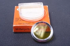 ✅ CENEIPLAN, CENEI YELLOW 30MM FILTER GENUINE LENS OR CAMERA PUSH W/ KEEPER 36-3