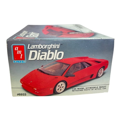 Kit Modelo AMT ERTL Lamborghini Diablo 1/25 #6933 *Parcialmente Montado* - Imagen 4 de 6