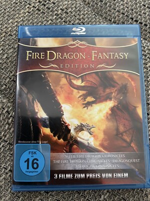 Fire Dragon - Fantasy Edition -3 Filme -FSK 16- Blu-Ray- top!